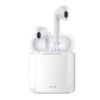 Binaural wireless stereo with charging bin TWS to ear i7S Wireless headset